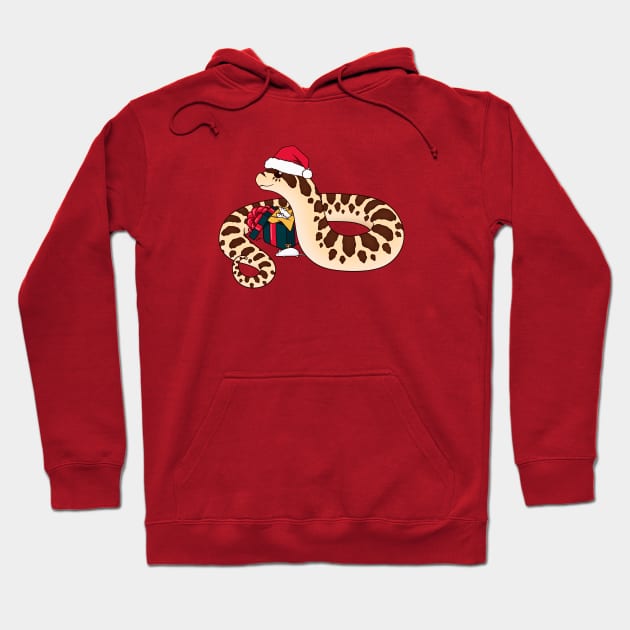 Western Hognose, Normal / Wildtype Christmas Edition Hoodie by anacecilia